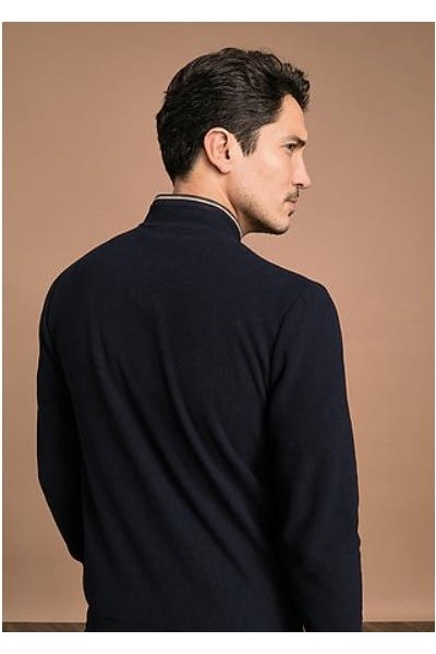 CHAQUETA CREMALLERA MARINO