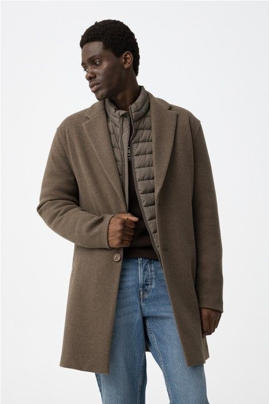 Abrigo paño MARRON Abrigo paño MARRON