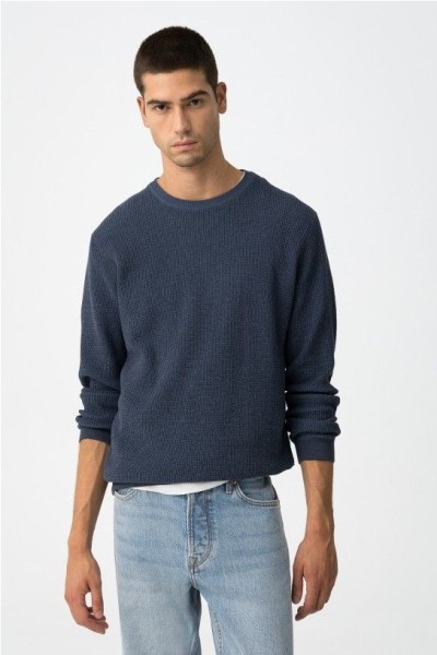 jersey tricotosa AZUL PETROLEO