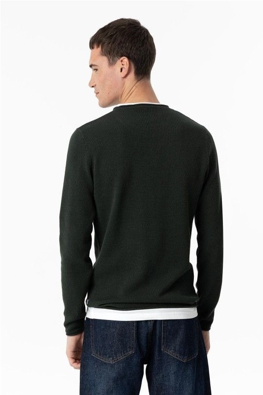 Jersey de punto VERDE OLIVA 2
