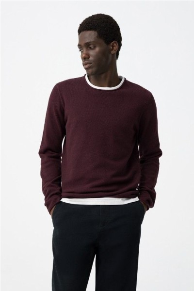 Jersey de punto GRANATE