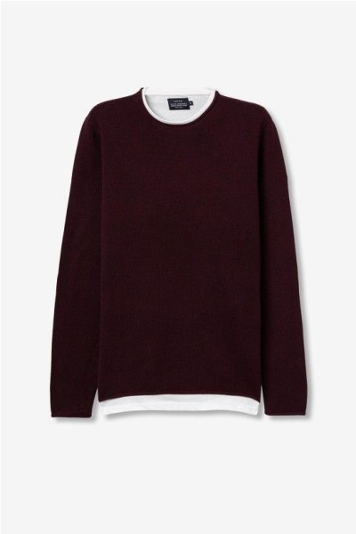 Jersey de punto GRANATE