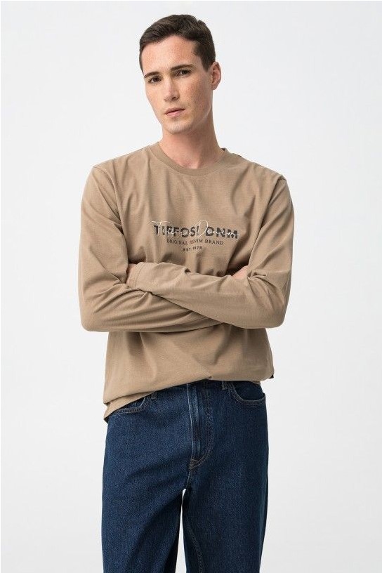 Camiseta manga larga BEIG