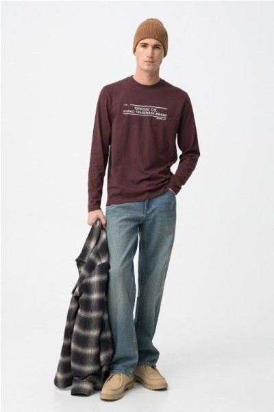 Camiseta manga larga GRANATE